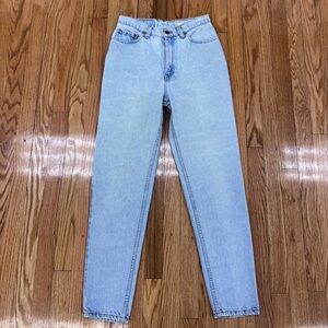 Vintage Levi’s 512 Slim Fit Tapered Leg Light Blue Jeans 1996 Womens DISTRESSED